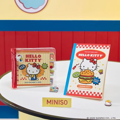 Cuaderno Hello Kitty Retro Dinner Serie Sanrio