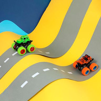 Carro de Accion Serie Miniso Naranja
