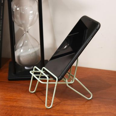 Alambre Soporte para Celular en Forma de Silla Serie Miniso Verde