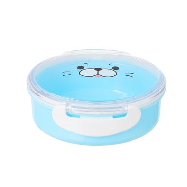 Contenedor de Alimentos 380 Ml Serie Animal Faces Azul
