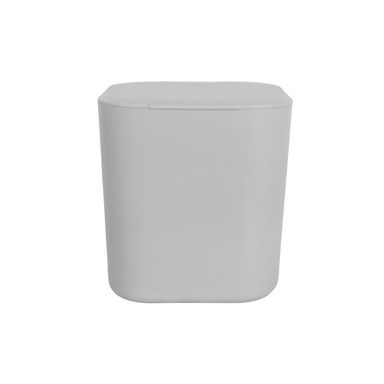 Bote de Basura para Escritorio con Tapa Abatible Serie Miniso Gris
