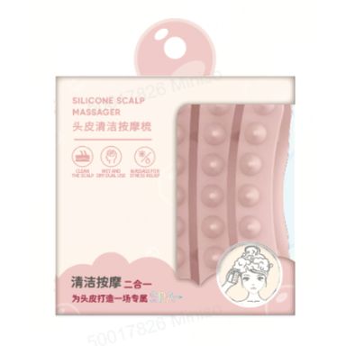 Cepillo Masajeador para el Cuero Cabelludo Serie Miniso Rosa