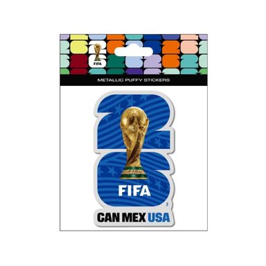 Stickers Logo 3D Serie Fifa World Cup 2026 Azul