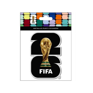 Stickers Logo 3D Serie Fifa World Cup 2026 Negro