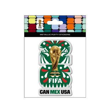 Stickers Logo 3D Serie Fifa World Cup 2026 Verde