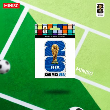 Stickers Logo 3D Serie Fifa World Cup 2026 Azul