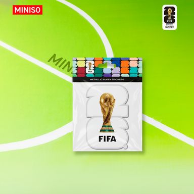Stickers Logo 3D Serie Fifa World Cup 2026 Blanco