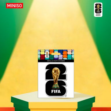 Stickers Logo 3D Serie Fifa World Cup 2026 Negro