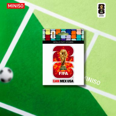 Stickers Logo 3D Serie Fifa World Cup 2026 Rojo