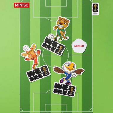 Set de Stickers Mascotas Serie Fifa World Cup 2026