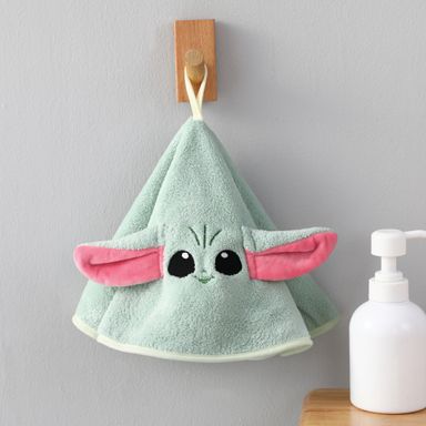 Toalla de Baño para Manos Yoda Serie Star Wars Verde