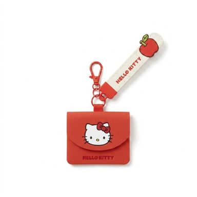 Estuche para Audifonos Hello Kitty Leather Serie Sanrio Rojo