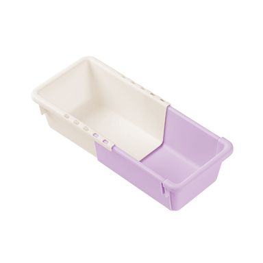 Organizador Pequeño Extensible con Botones Serie Macaron Lila