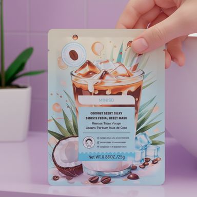 Mascarilla Facial Suave y Sedosa de Coco y Leche Serie Miniso