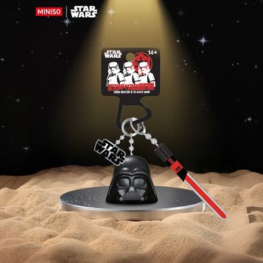 Llavero Luminoso Darth Vader Serie Star Wars Disney Rojo y Negro