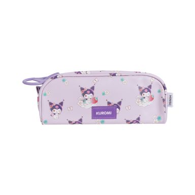 Cartuchera con Cierre Grande Kuromi Strawberry Serie Sanrio