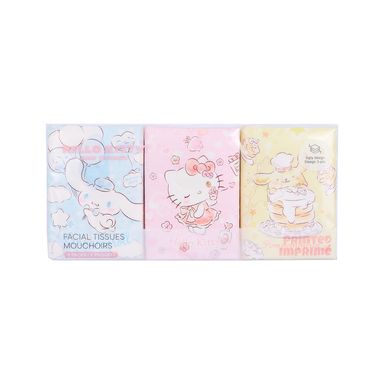 Set de Pañuelos Faciales Hello Kitty y Sus Amigos Paquete de 9 Serie Sanrio