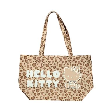 Bolsa de Compras Hello Kitty Leopard Print Serie Sanrio Café