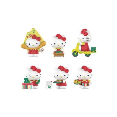 Adorno Sorpresa Hello Kitty Pizza Shop Diary Serie Sanrio