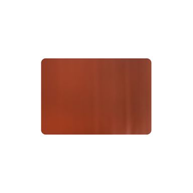 Individual Rectangular de Piel Sintetica Serie Miniso Cafe