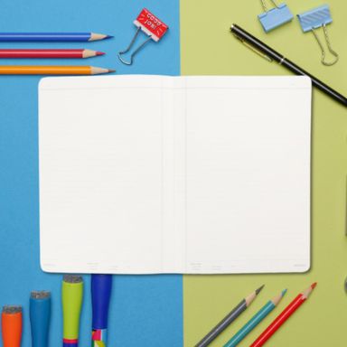 Cuadernos Cosido 100 Hojas Serie Black & White Azul