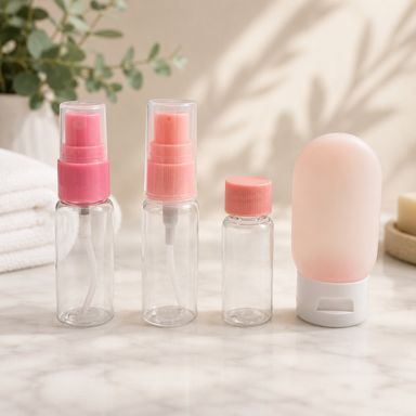 Mini Set de Viaje Portatil Serie Miniso 4 Piezas