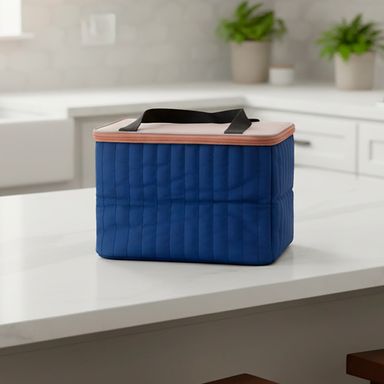 Lonchera Grande Serie Miniso Azul