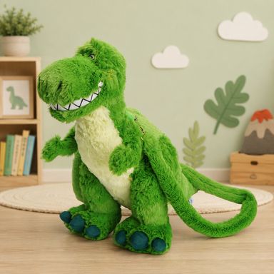 Maleta de Peluche Rex Serie Toy Story Disney Pixar Verde