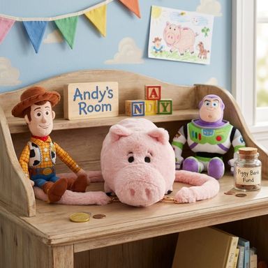 Maleta de Peluche Hamm Serie Toy Story Disney Pixar Rosa
