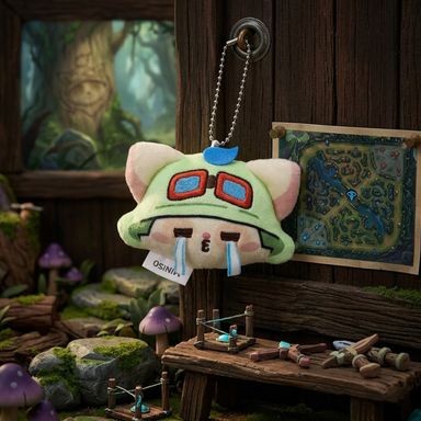 Llavero de Peluche Emoji Teemo Serie Legue Of Legends