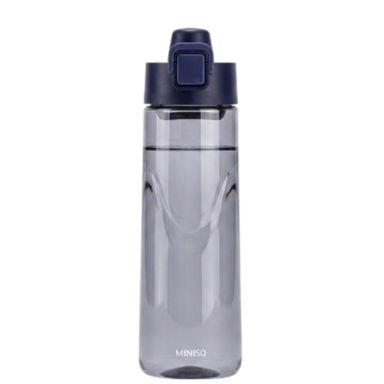 Botilito Portatil 800 Ml Serie Miniso Azul Oscuro