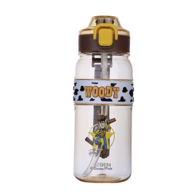 Botilito con Pitillo Woody 800 Ml Serie Toy Story Disney Pixar Cafe