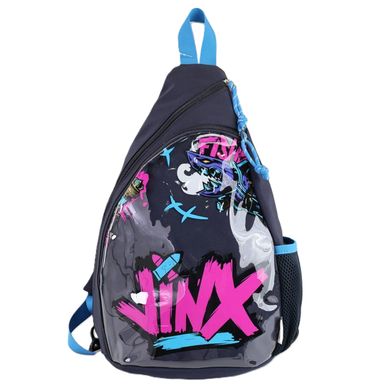 Bolsa Crossbody Cruzado Serie League Of Legends Negro