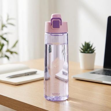 Botilito Portatil 800 Ml Serie Miniso Morado