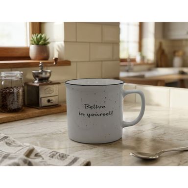 Taza de Ceramica 430 Ml B Serie Miniso