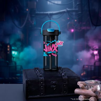 Vaso con Colgante 750 Ml Jinx Serie League Of Legends