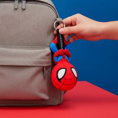 Llavero de Peluche Serie Spider Man Marvel Rojo