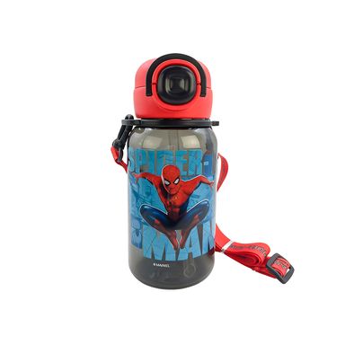 Botilito con Pitillo y Correa 690 Ml Serie Spider Man Marvel