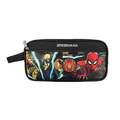 Cartuchera de Doble Capa y Cierre Serie Spider Man Marvel Negro