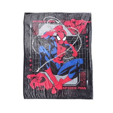 Manta Serie Spider Man Marvel Negro y Rojo