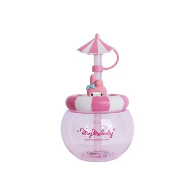 Vaso de Plastico con Pitillo  Coleccion Jump Into Summer Hello Kitty 600Ml Rosa