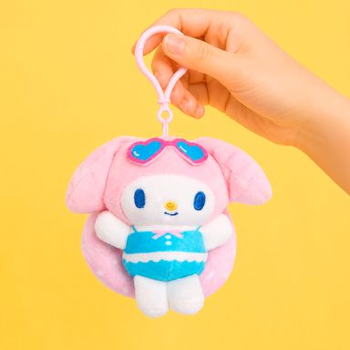 Llavero de Peluche 13cm Coleccion Jump Into Summer My Melody Sanrio