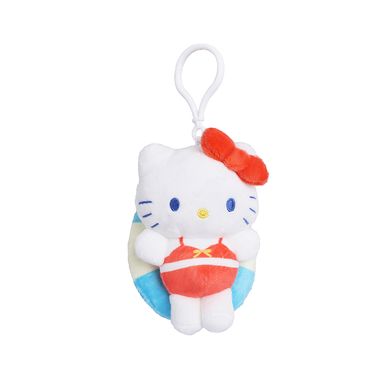 Llavero de Peluche 13cm Coleccion Jump Into Summer Hello Kitty Flotador Sanrio