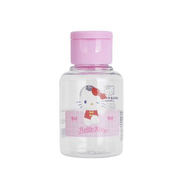 Recipiente para Viaje Botella con Tapon Abatible Hello Kitty Jump Into Summer 60Ml Rosa Sanrio