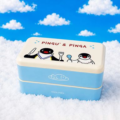 Contenedor de Alimentos 1000Ml Doble Capa Serie Pingu Clásico