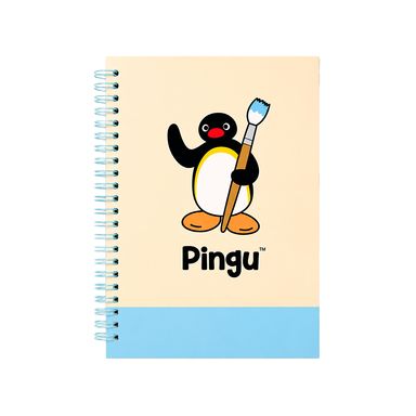 Cuaderno Espiral Coleccion Pingu Clasico 80 Hojas